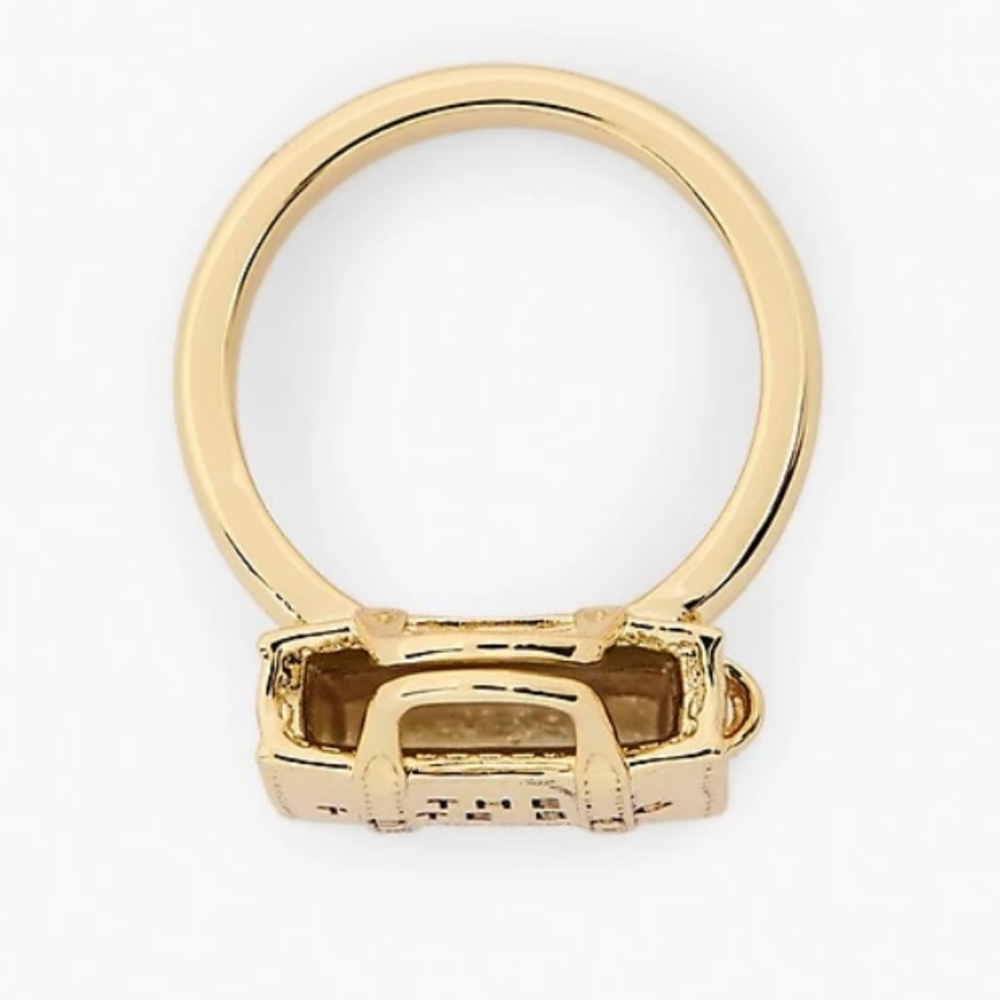 Marc Jacobs Goldtone Tote Bag Ring/Bnwt - Picture 3 of 5
